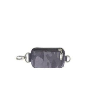 Baggallini On the Go Link Pouch - Dark Gray Camo Polyester Women's Handbag